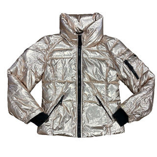 Sam Rose gold puff winter coat, 10 years