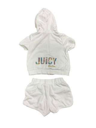 Juicy Couture White top/short set, 3t