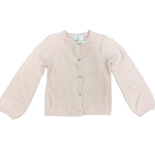 H&M New w/tags pink cardigan w/heart buttons, 6-8 years