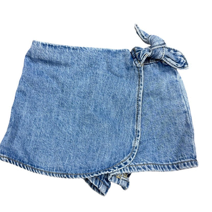 Zara Denim wrap around skort, 3 years