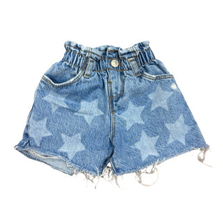 Zara Denim shorts w/stars, 9-12 months