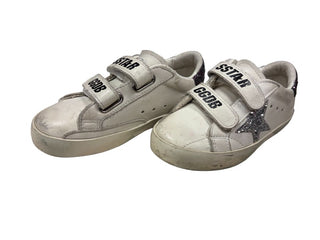 Golden Goose Glitter Star and Back Velcro Sneakers, 27 EU