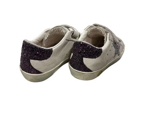 Golden Goose Glitter Star and Back Velcro Sneakers, 27 EU