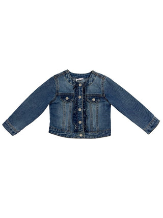 Brums Jean jacket with frills, 18 months
