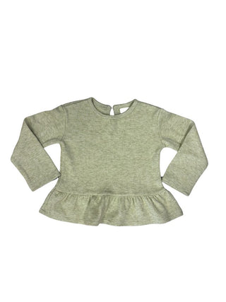Vignette Peplum Longsleeve Sweatshirt, 4 years