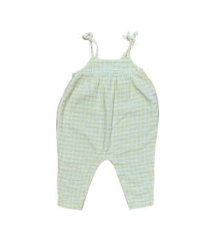 Nordstrom Yellow plaid romper, 12 months
