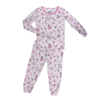 Esme Pink Graphic Pajama Set , 4 years