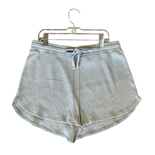 Tna  green waffle shorts, medium