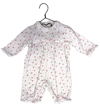 Floral with bow sleeper, 6 months