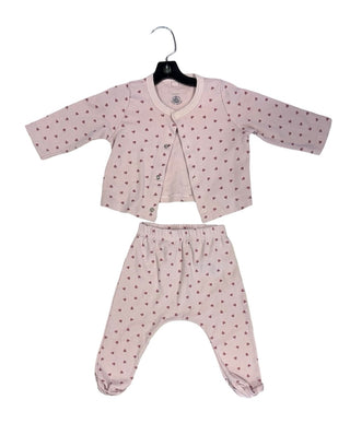 Petit Bateau Heart set, 6 months