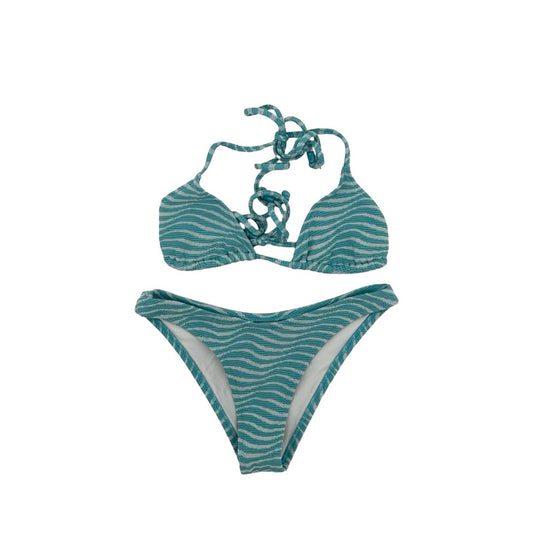 Tna blue/white bikini, 2xs