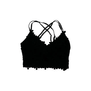 Katie J black lace bralet, medium