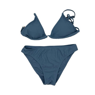 No name blue triangle bikini, 10-12 years