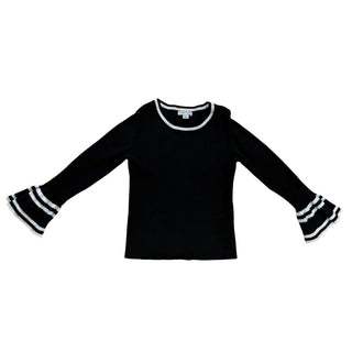 Habitual Kids black and white knit long sleeve, 5-6 years
