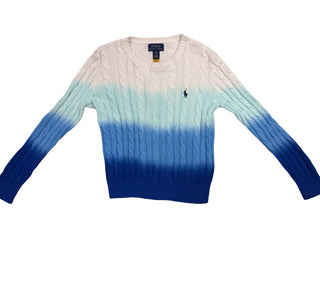 Ralph Lauren Ombré cable knit sweater, 7 years