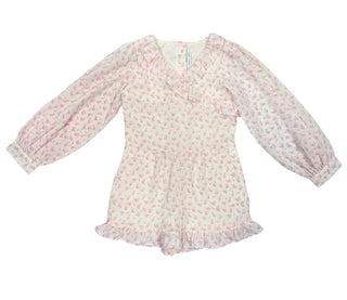 Janie and Jack Floral romper, 7 years