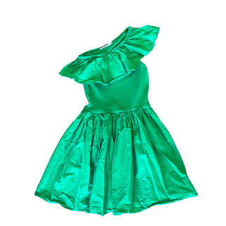 Molo green one shoulder dress, 7-8 years
