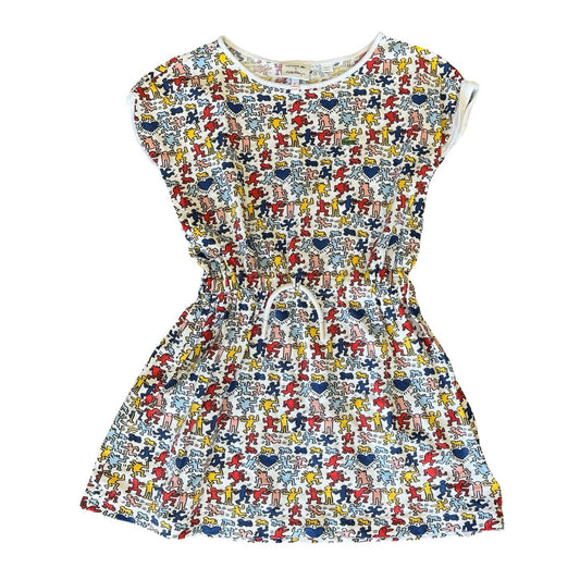 Lacosta x Keith Hearing All Over Print dress, 8 years