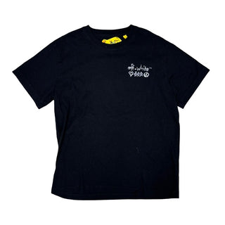 Off White Black logo tshirt, 10 years