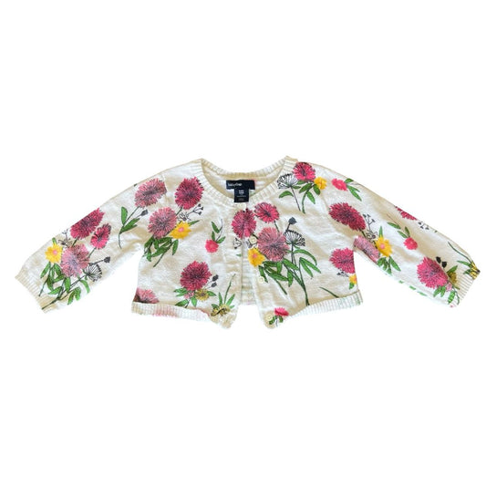 Gap floral cardigan, 3-6 months