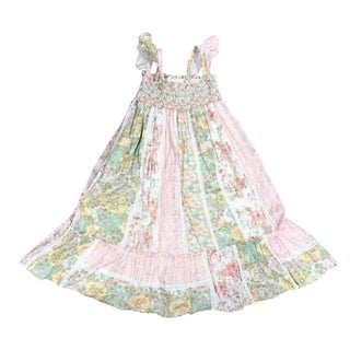Bonpoint Nestina patchwork dress in Liberty fabric, 8 years