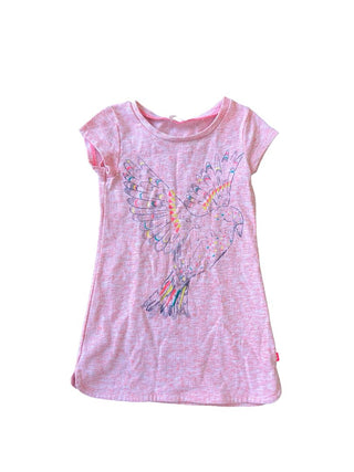 Billie Blush pink bird dress, 5 years