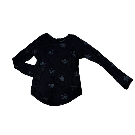 Terez Black w/stars long sleeve top, Small