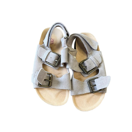 Zara suede sandals, euro 24 little kid