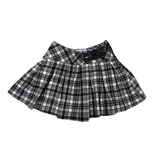 Zara Black/white plaid skirt, 9 years