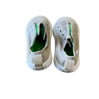 Converse All-Star grey/green slip ons, 7 little kid