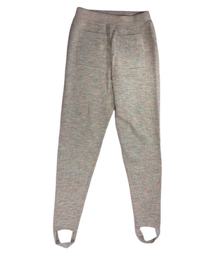 Soor Ploom Knit Multicoloured Clay Stirrup Leggings, 8 years