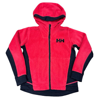 Helly Hansen Dragon fruit pink Chill Lightweight hooded full zip fleece, 8 years