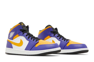 Nike Purple and yellow sneakers, 6 years