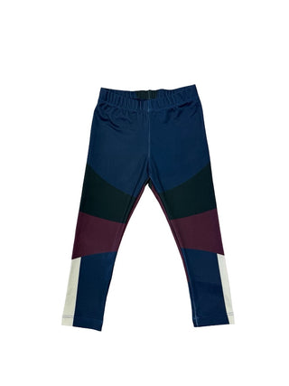 Molo Sporty block blue leggings, new with tag, 8 years