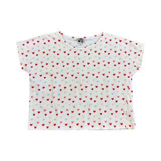 Bonton T-Shirt w/hearts, 6y