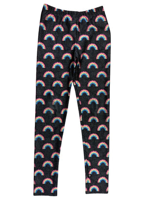 Pixielane leggings w/rainbows, 8 years