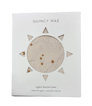 Quincy Mae Natural Stars Changing Pad Cover, O/S
