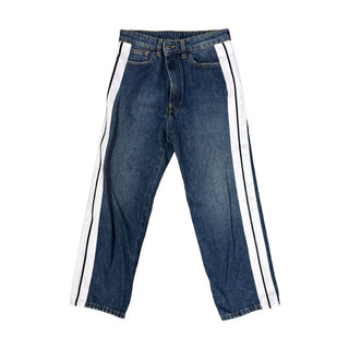 Palm Angels Denim jeans w/white stripe on legs, 10 years