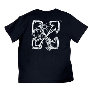 Off White Black logo tshirt, 10 years