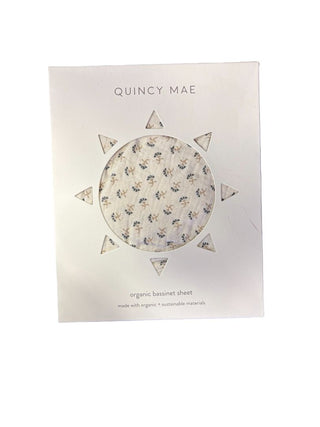 Quincy Mae Organic Bassinet Sheet in French Flora, O/S