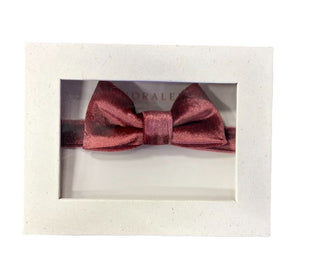 Noralee Rosy Red Velvet Bowtie, O/S