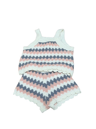 Petit lem Crochet Tank and short set, 3-6 months