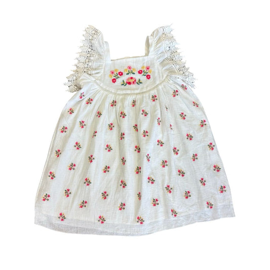 Louise Mischa new with tags cream floral dress, 10 years