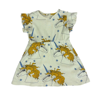 Mini Rodini Unicorn Print Dress, 12-18 months