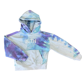 Kith Tie dye skeleton Nelson hoodie w/skeleton graphics, 8 years (medium)