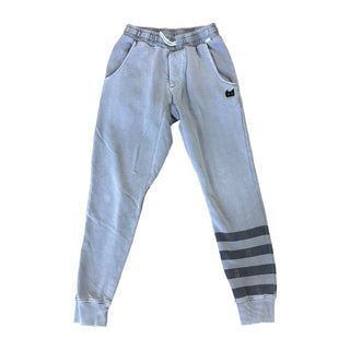 Munster Grey w/black stripes on leg sweatpants, 12 years