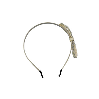 No name rhinestone bow headband, one size