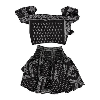 Theme NYC black bandana set, small