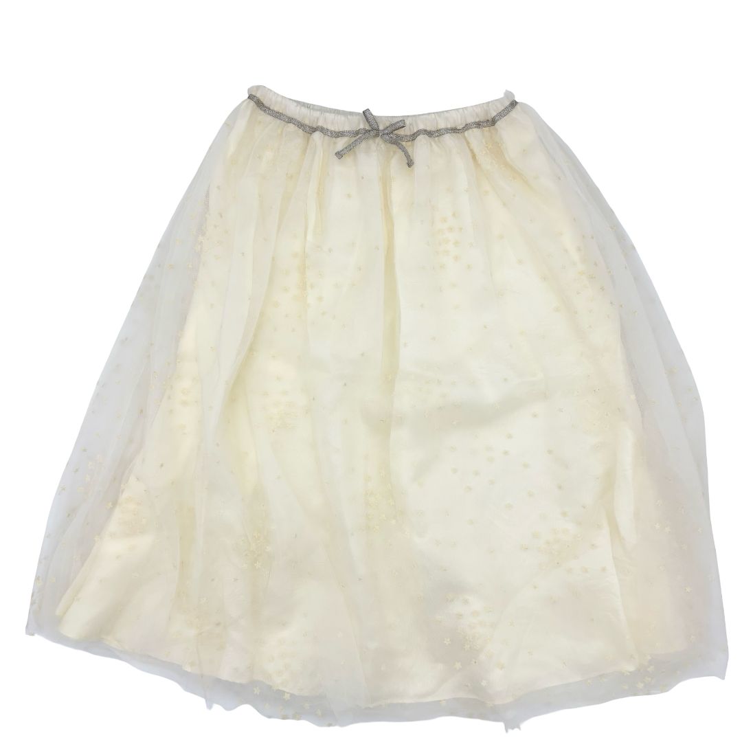 Marie Chantal butter yellow star tulle skirt, 8 years