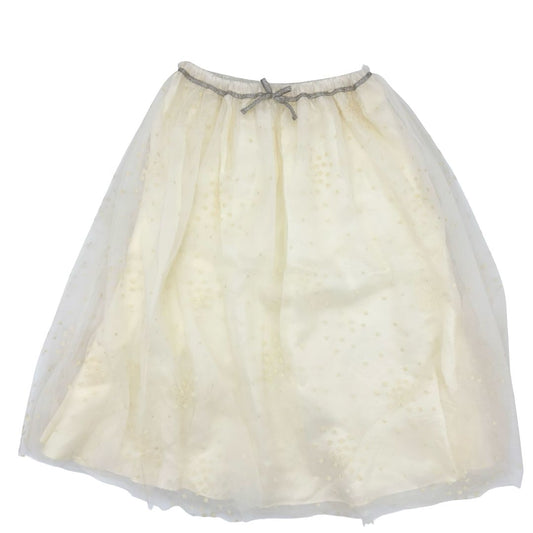 Marie Chantal butter yellow star tulle skirt, 8 years